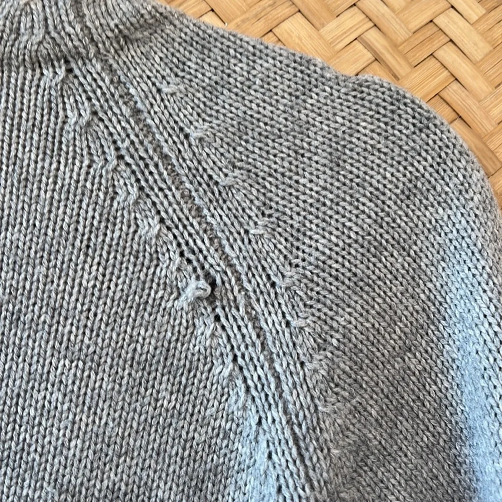 STYLISH YET COZY ACNE STUDIOS GREY CASHMERE/WOOL SONYA OPEN CARDIGAN‎ - UNISEX